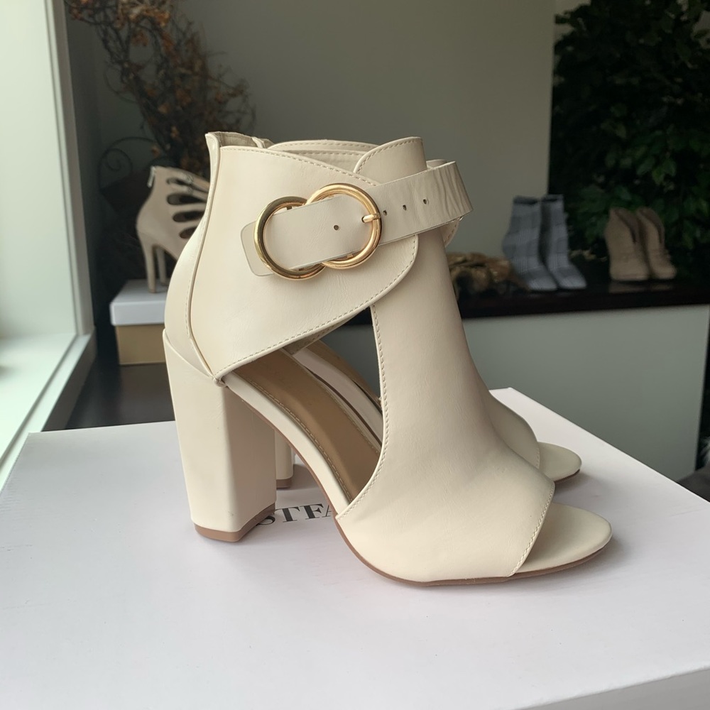 Cream Booties